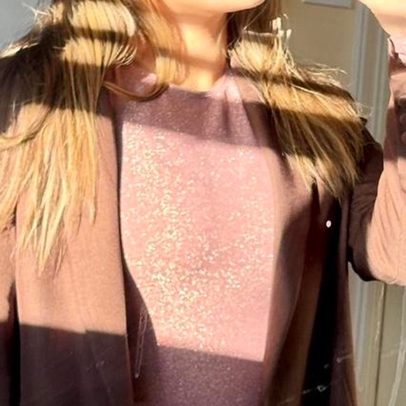 REFORMATION NWT Kinsey Knit Dress in Pink Sparkle S - Picture 4 of 14